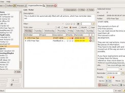 Linux/Gnome: organize panel with tickler view