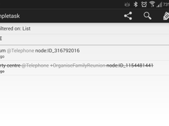 Export your GTD mind map to todo.txt, open it in a todo.txt app, filter on context and check off completed actions