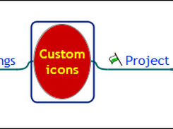 Customise icons for projects, next actions, actions due today and completed actions.