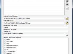 Sample view of the ArcToolbox GUI.
