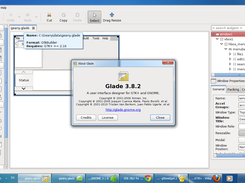 Glade-3 On Wndows 7 (GTK+2 with themes Adwaita)