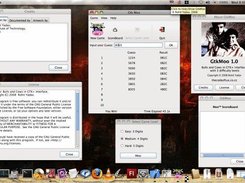 GtkMoo with all its Interfaces on Mac OS X