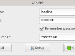 GTK PPP Screenshot 1