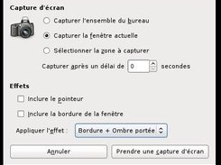 A sample screenshot of a window with Border + shadow effect