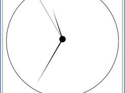 Analog clock in BASH with GTK3