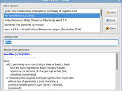 Dictionary client in AWK with GTK3