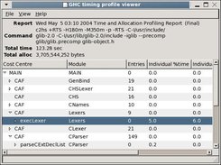 A GHC timing profile viewer written using Gtk2Hs