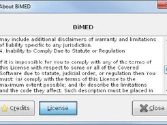 The GTK+ About Dialog window : License