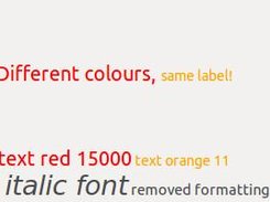 Simple Pango fonts and colours