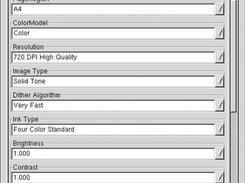 printer specific settings (Gtk1-Version)