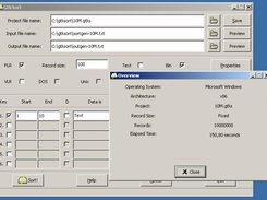 GtkSort 0.1.0 under Windows XP/SP2, P4, 3Ghz, 512M, SATA