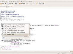 gedit plugin completing previously written words