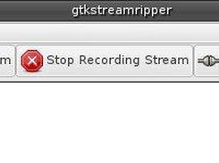 Gtkstreamripper's version 0.0pre Interface in action