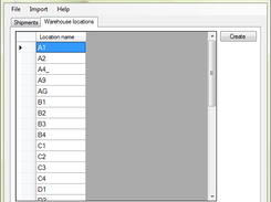 Warehouse locations