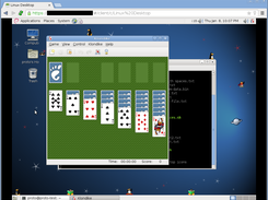 Guacamole running xpenguins and solitaire smoothly.