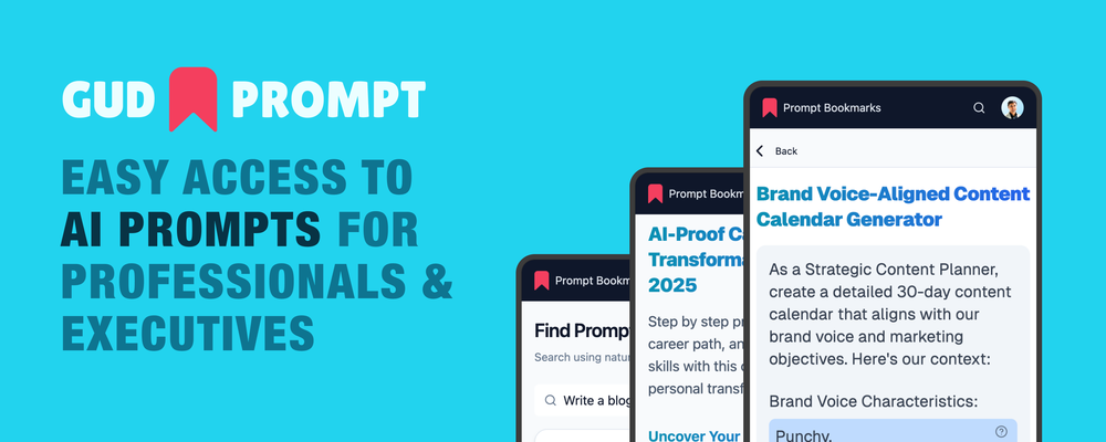 GudPrompt Prompt Management for professionals and content creators
