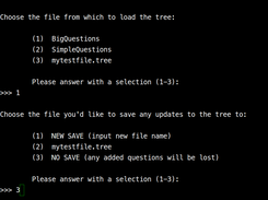 Configuration choices