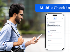 AI scans and verifies guest IDs for contactless check-in in about 30 seconds, auto-filling registration and syncing to the property's PMS.