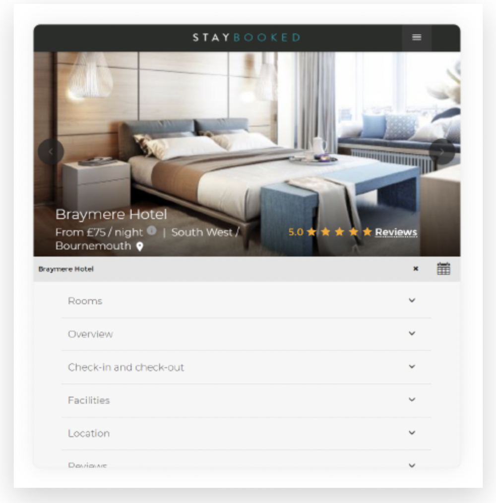 STAYBOOKED Screenshot 1