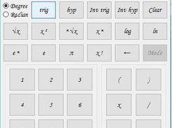 single button for all trigonometric functions