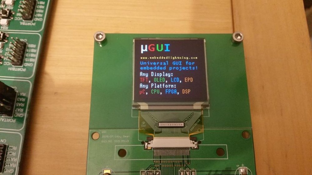 µGUI Screenshot 1