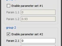 Data item groups and group selection