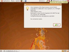 Status dialog