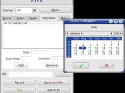 KTVR 0.1: Scheduling record with AT