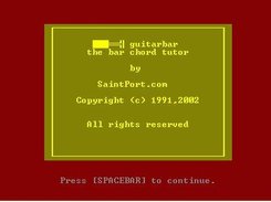 Guitarbar - Open Screen