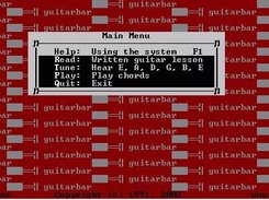Guitarbar - Menu