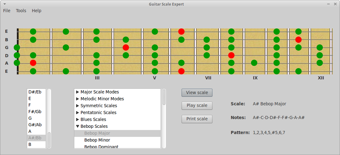 Guitar Scale Expert download | SourceForge.net