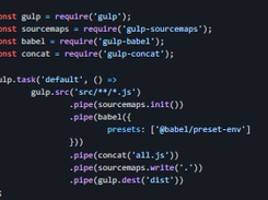 gulp-babel Screenshot 1