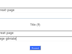 Page Module - Add
