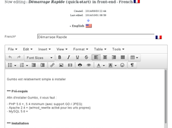 Page Module - Edit