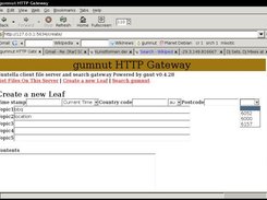 older version - HTML GUI - create leaf