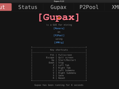 Gupax Screenshot 1