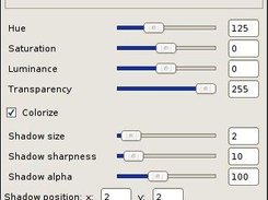 Effect property panel