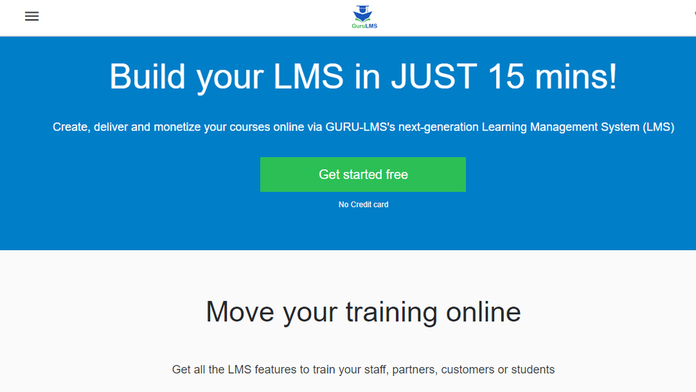 Guru LMS Screenshot 1