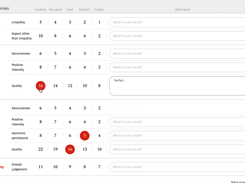 Score Sheet