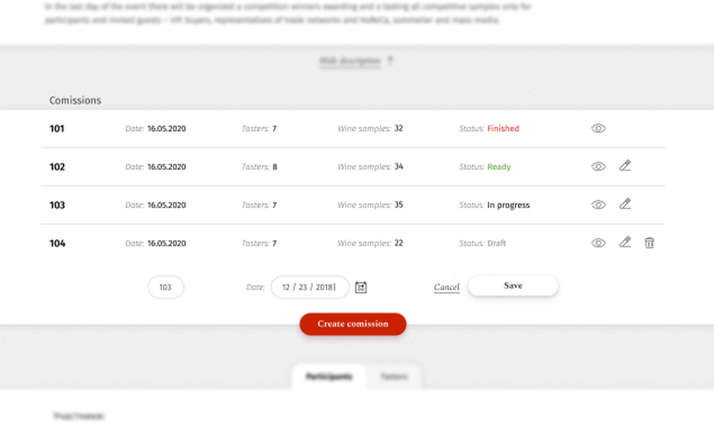 Advanced competition managements