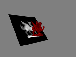 Dragon demo: rotate the X-ray detector using the mouse middle button