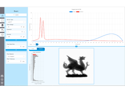 Screenshot of WebCT, the web-UI for gVXR and CIL to simulate and reconstruct CT data