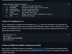 GVM (Go Version Manager) Screenshot 1