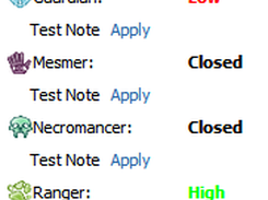 GuildWars 2 recruitment Mod Joomla Screenshot 1