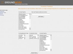 Foundation property Manager. Create and assign properties