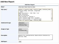 4 - Starting a new report definition