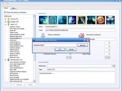 The import window