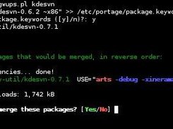 gwups managing a single package