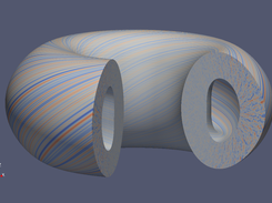 Turbulence in a MAST plasma.