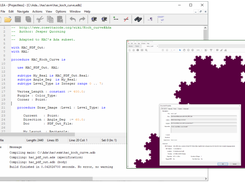 Kock snowflake drawn with HAC_PDF_Out package